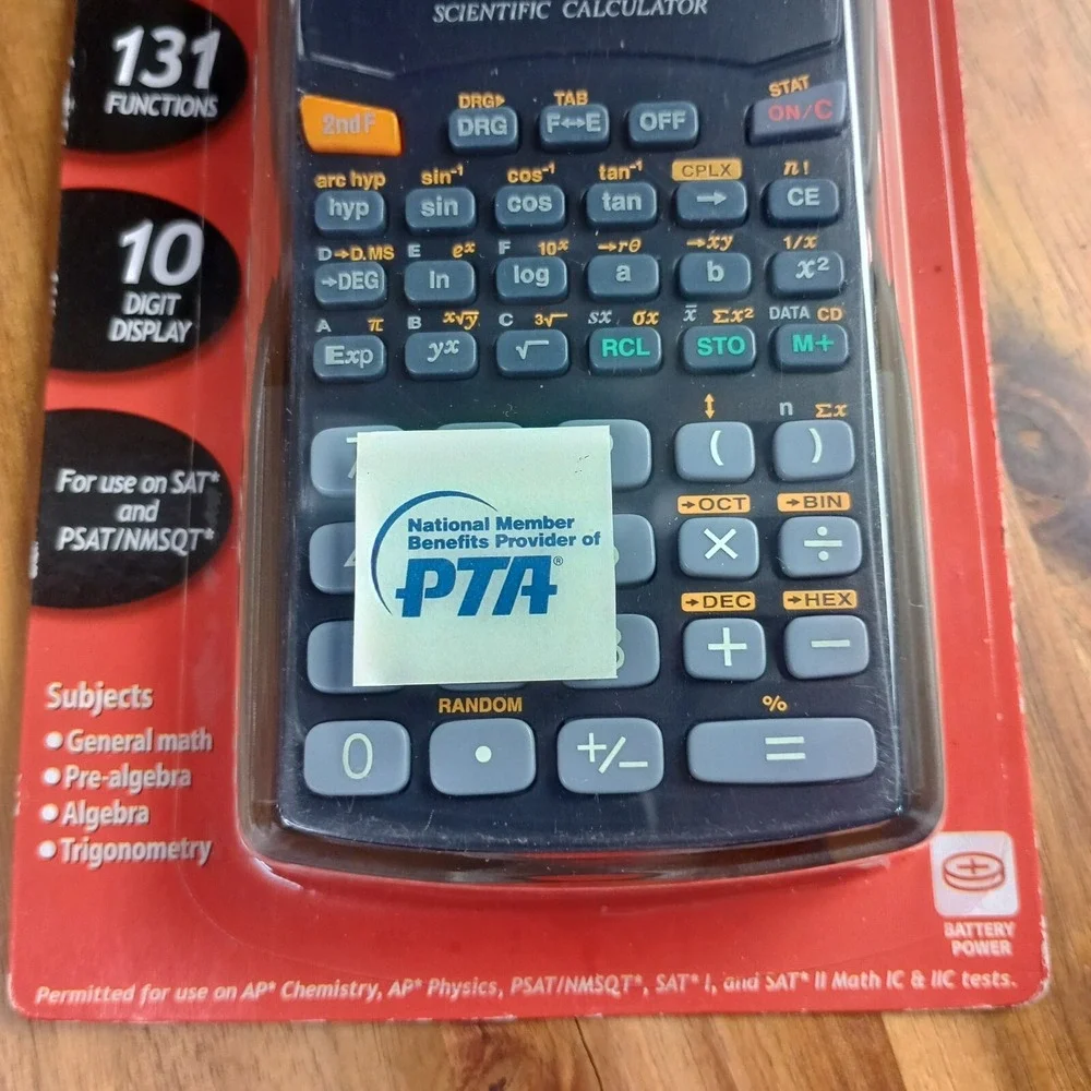 NEW SHARP Calculator Black‎ EL-501WB-BK Chemistry Physics Test Scientific 7-PACK